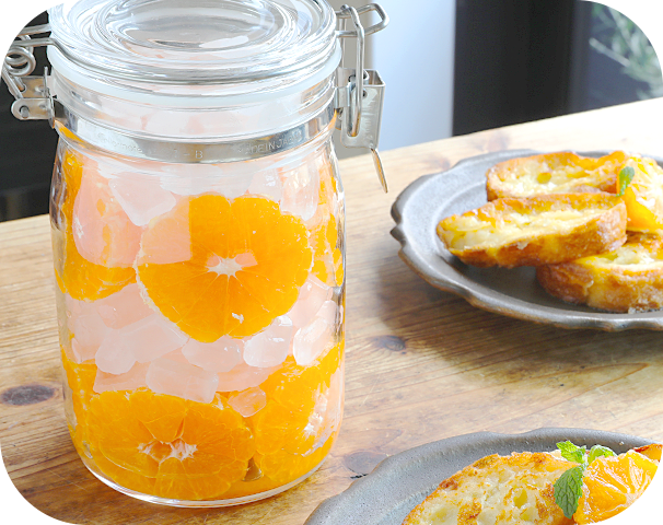 みかん ｜ 果実ごとの漬け方 ｜ 旬の果実でおいしく楽しい氷砂糖